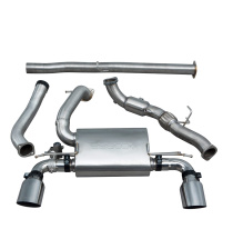 Ford Focus RS (Mk3) 15- Turboback-sportavgassystem (Med Sportkatalysator & Ej Ljuddämpat) (Valved) Cobra Sport